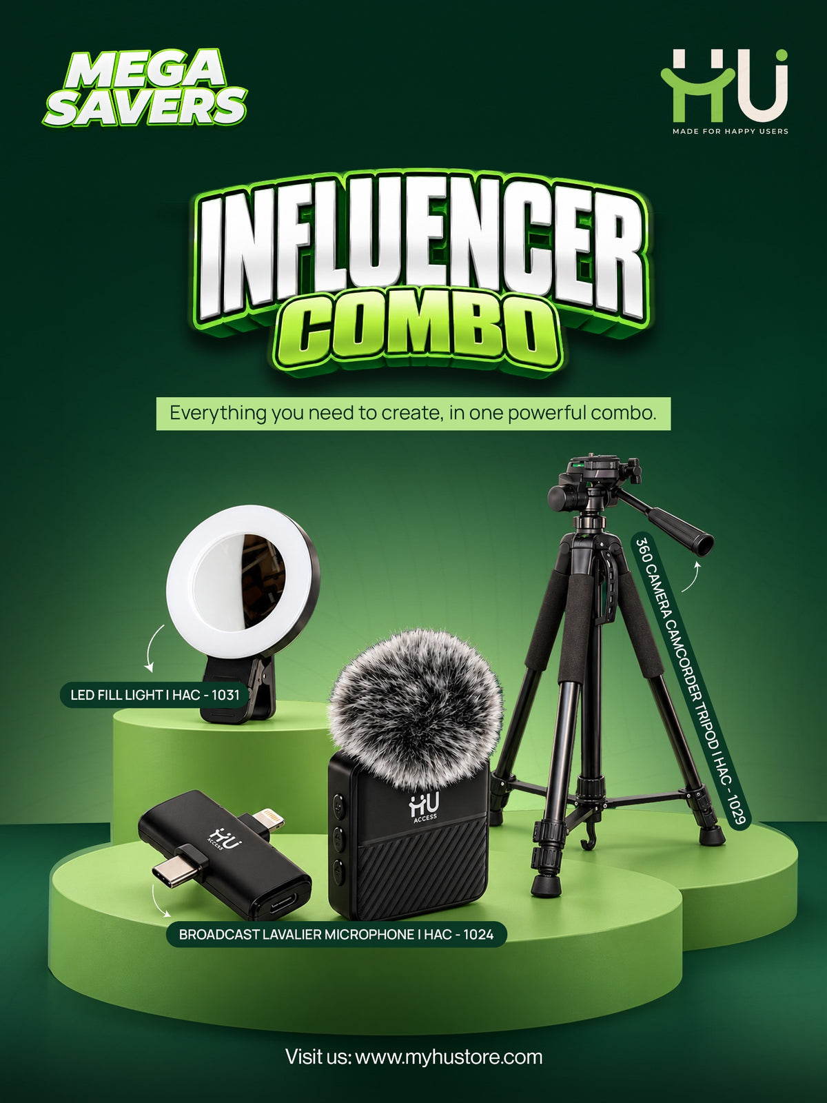 HU Influencer Pro Combo