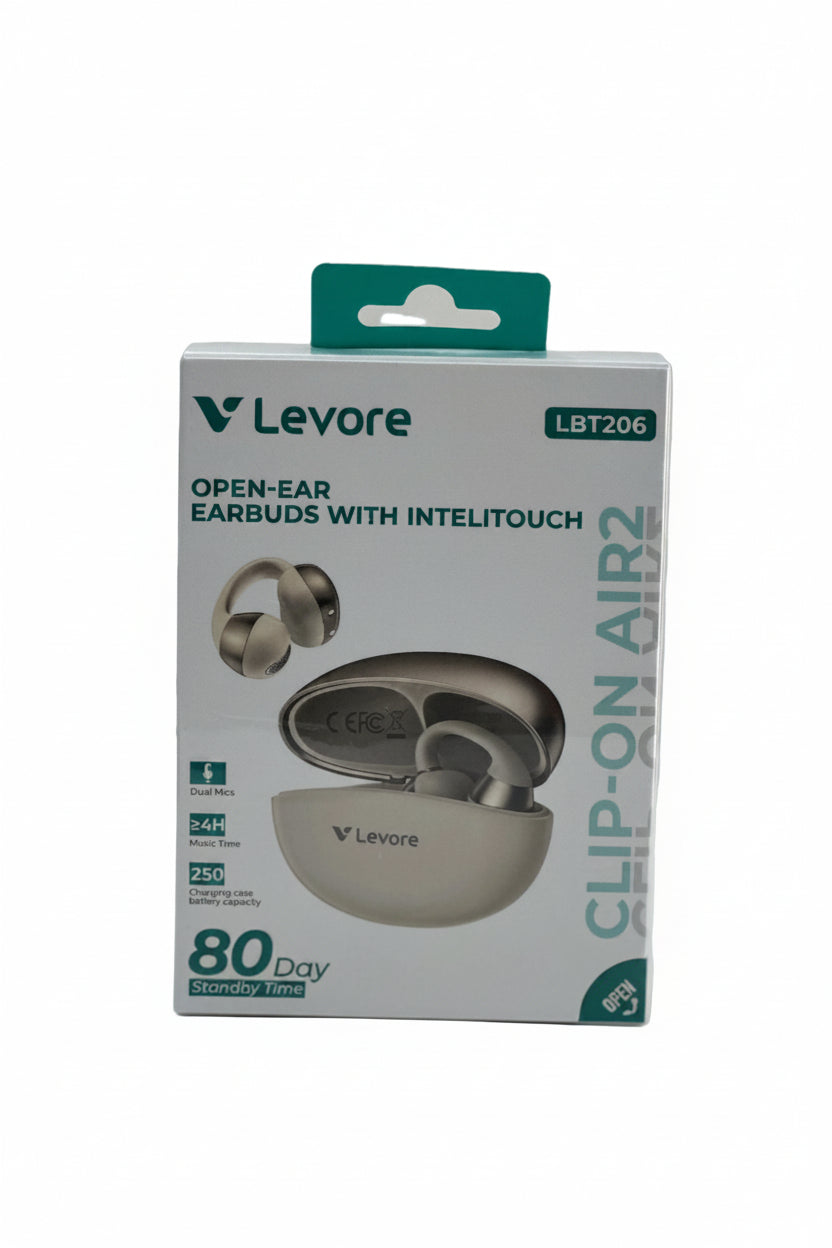 Levore OPEN-EAR
EARBUDS WITH INTELITOUCH