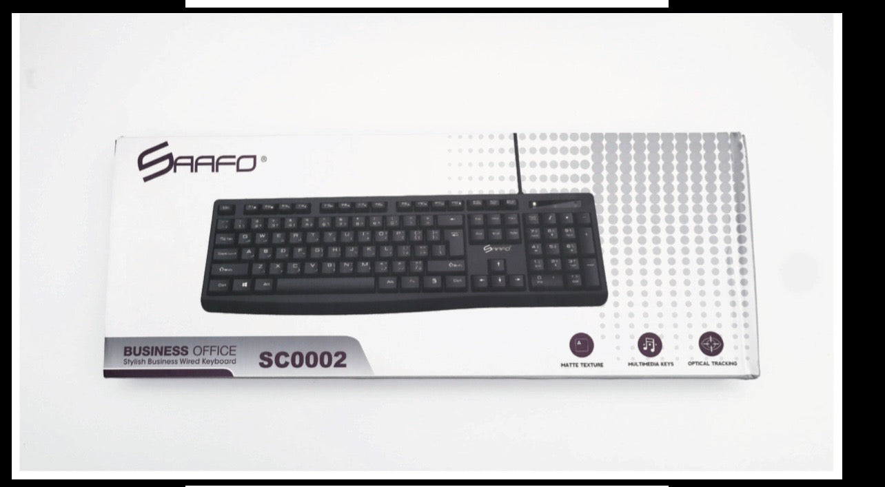 SC 0002
SAAFO WIRED OFFICE KEYBOARD