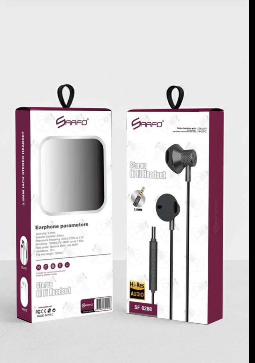 SF 0288
STEREO HI-FI HEADSET