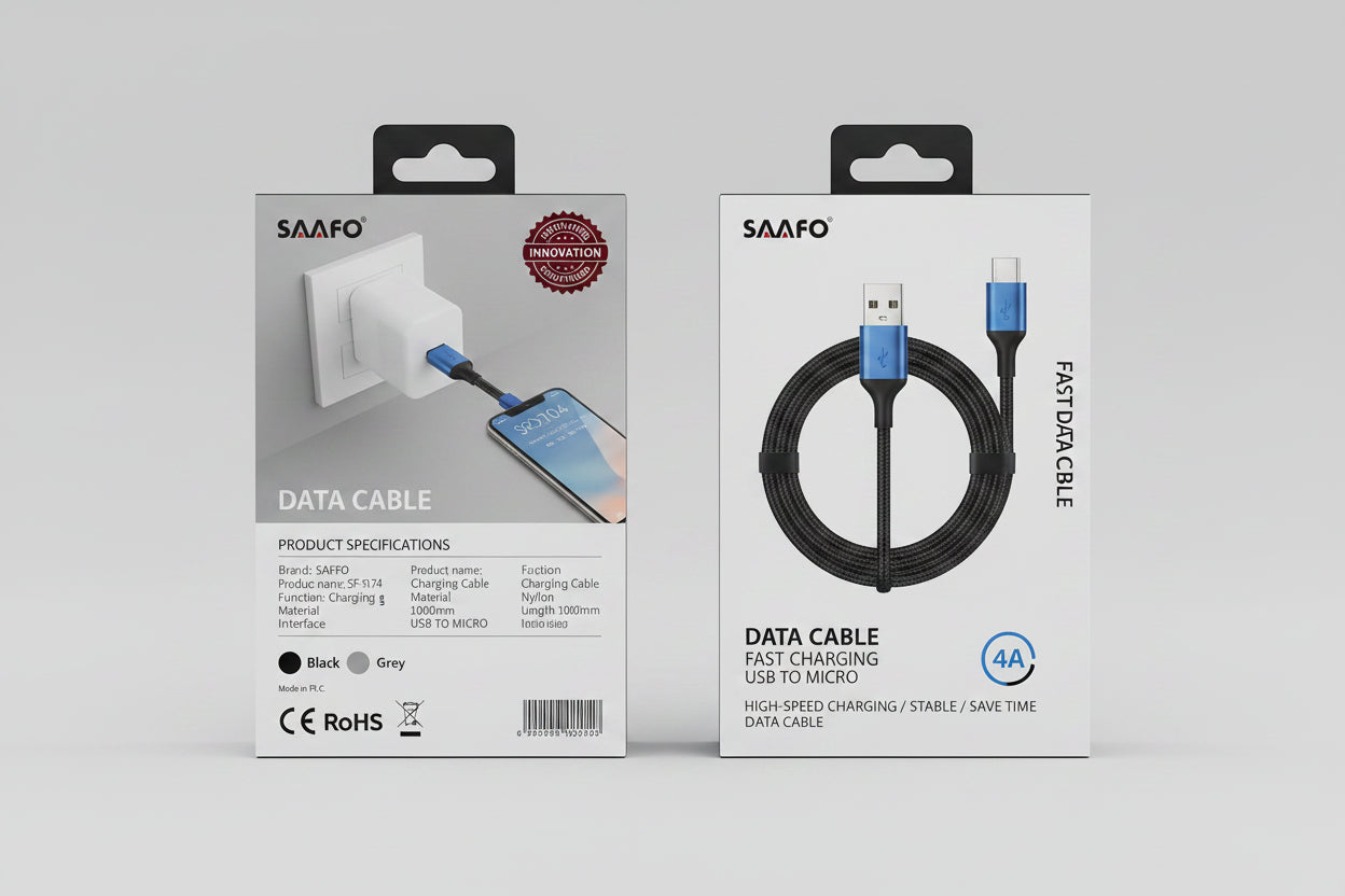 SF 0174
SAAFO USB TO MICRO 4A 1 METER CABLE