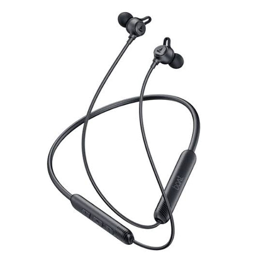 Rockerz Strive, Dual Pairing, 30 HRS Battery, ENx Tech & ASAP Charge Bluetooth Headset Onyx Black