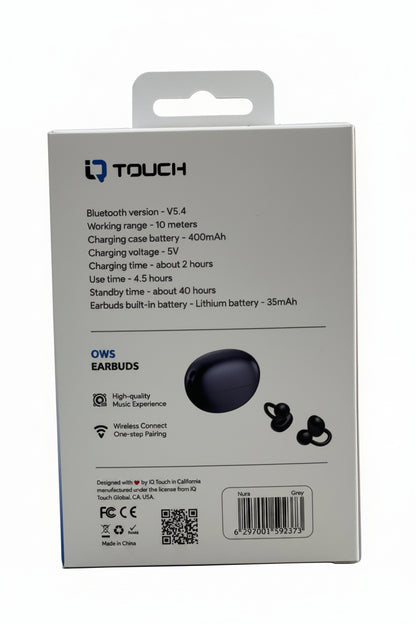 IQTOUCH OPEN-EAR EARBUDS
Lightwheight Comfort Nura