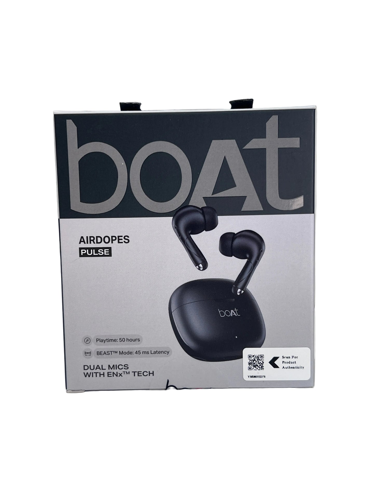 boAt Airdopes Pulse, 50H Battery, ENx Tech, Beast Mode, ASAP Charge, Bluetooth Earbuds, TWS Ear Buds Wireless Earphones with mic