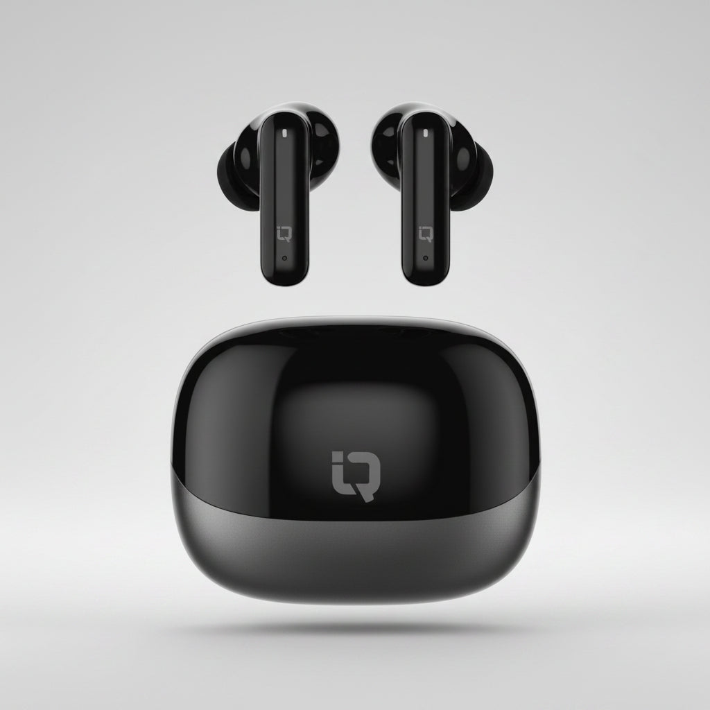 IQTOUCH Noir WIRELESS EARBUDS
Aluminum Alloy for Enhanced Durability ANC
Active Noise Cancellation