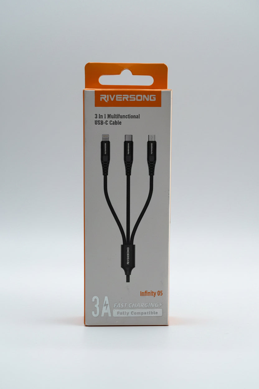 RIVERSONG
3 In I Multifunctional
USB-C Cable