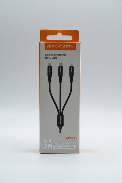 RIVERSONG
3 In I Multifunctional
USB-C Cable