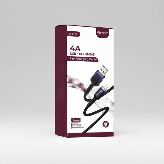 SF 0172
SAAFO USB TO LIGHTNING 4A 1 METER CABLE