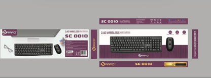 SC 0010
SAAFO WIRELESS KEYBOARD & MOUSE COMBO