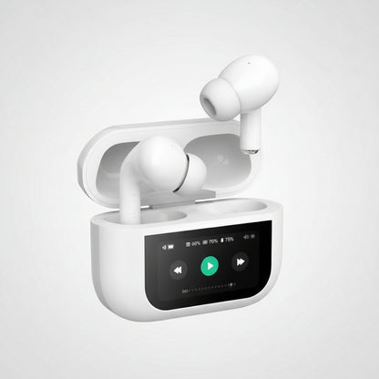 IQTOUCH LCD COLOR TOUCH SCREEN
TRUE WIRELESS EARPHONES IN-EAR
300mAh Charging Box ANC
Active Noise Cancellation