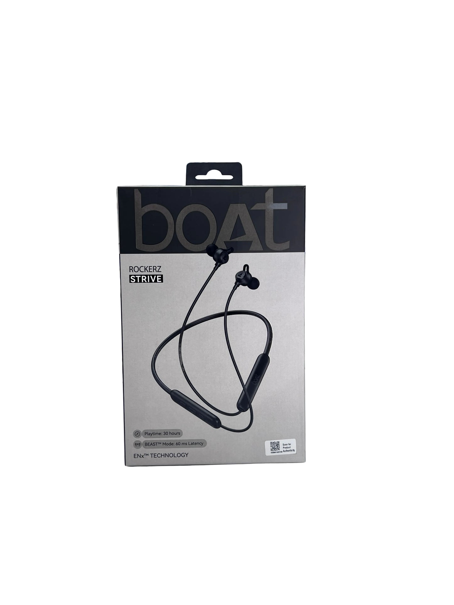 Rockerz Strive, Dual Pairing, 30 HRS Battery, ENx Tech & ASAP Charge Bluetooth Headset Onyx Black
