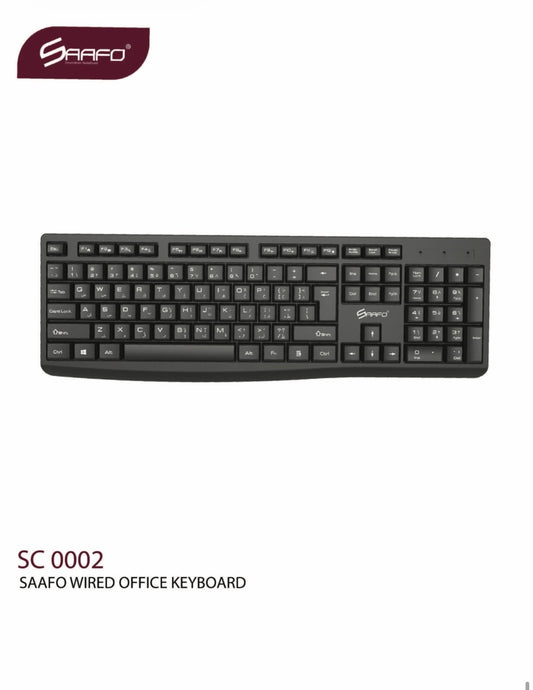 SC 0002
SAAFO WIRED OFFICE KEYBOARD