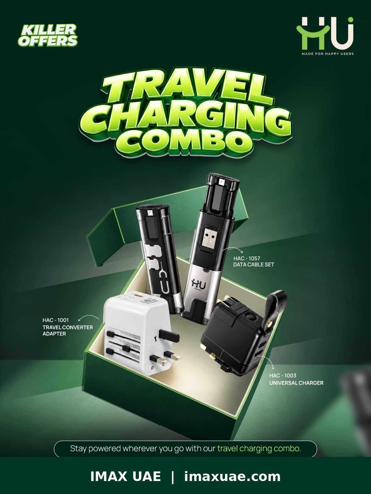 Travel Charging Combo – I Max UAE | imaxuae.com